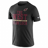 Arizona Cardinals Nike Black 2015 NFC West Division Champions WEM T-Shirt,baseball caps,new era cap wholesale,wholesale hats